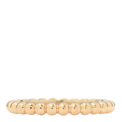 Van Cleef & Arpels 18K Yellow Gold Medium Perlee Ring 58 8.25 1 of 6