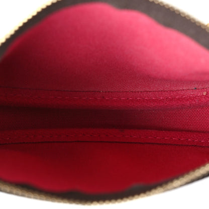 Louis Vuitton Monogram 2019 Christmas Animation Mini Courchevel Pochette Accessories Fuchsia 5 of 7