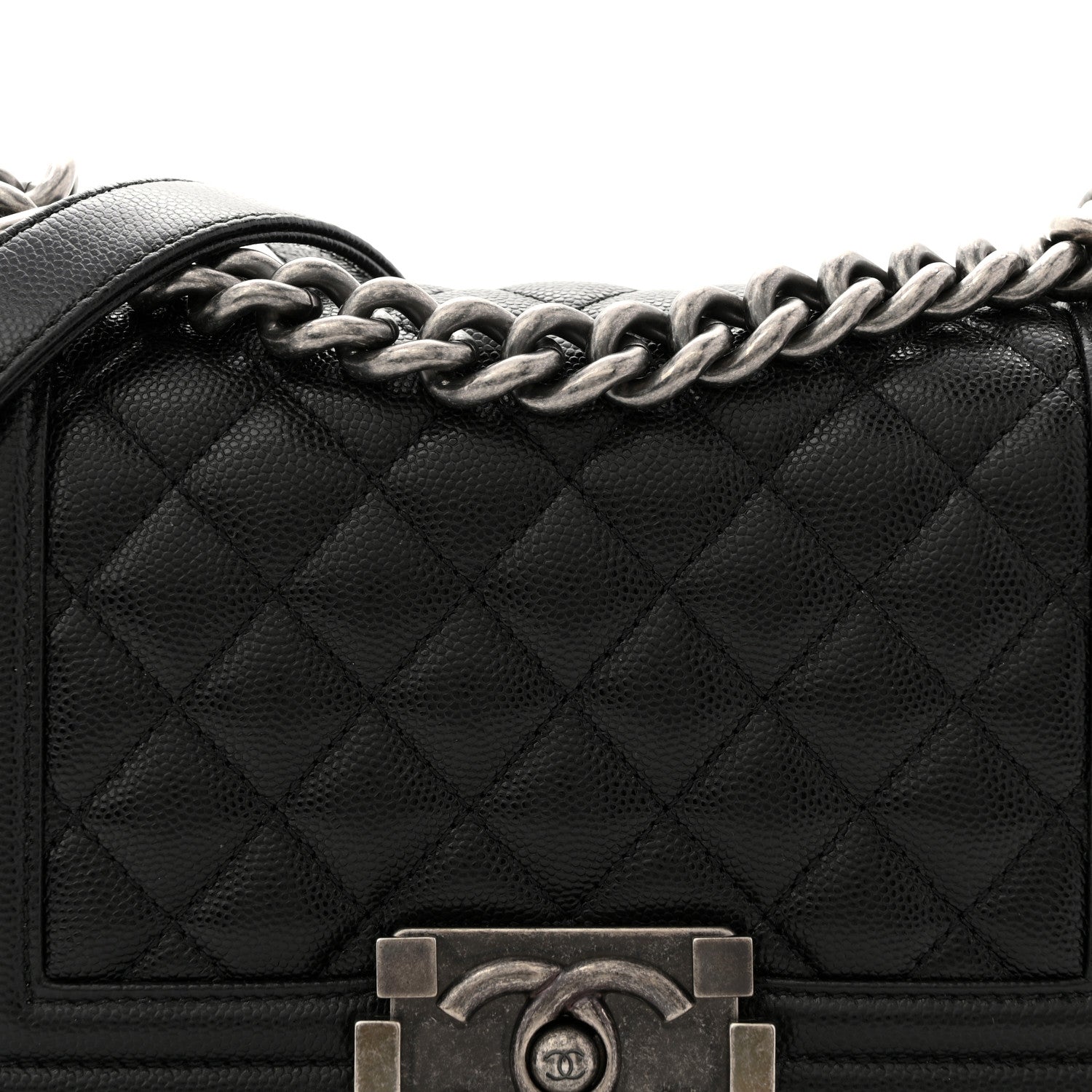 Chanel Caviar Quilted Small Boy Flap Black 15 of 21
