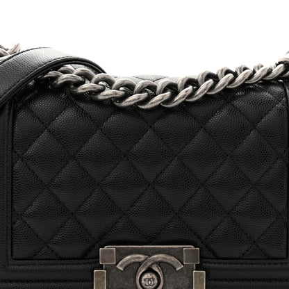 Chanel Caviar Quilted Small Boy Flap Black 15 of 21