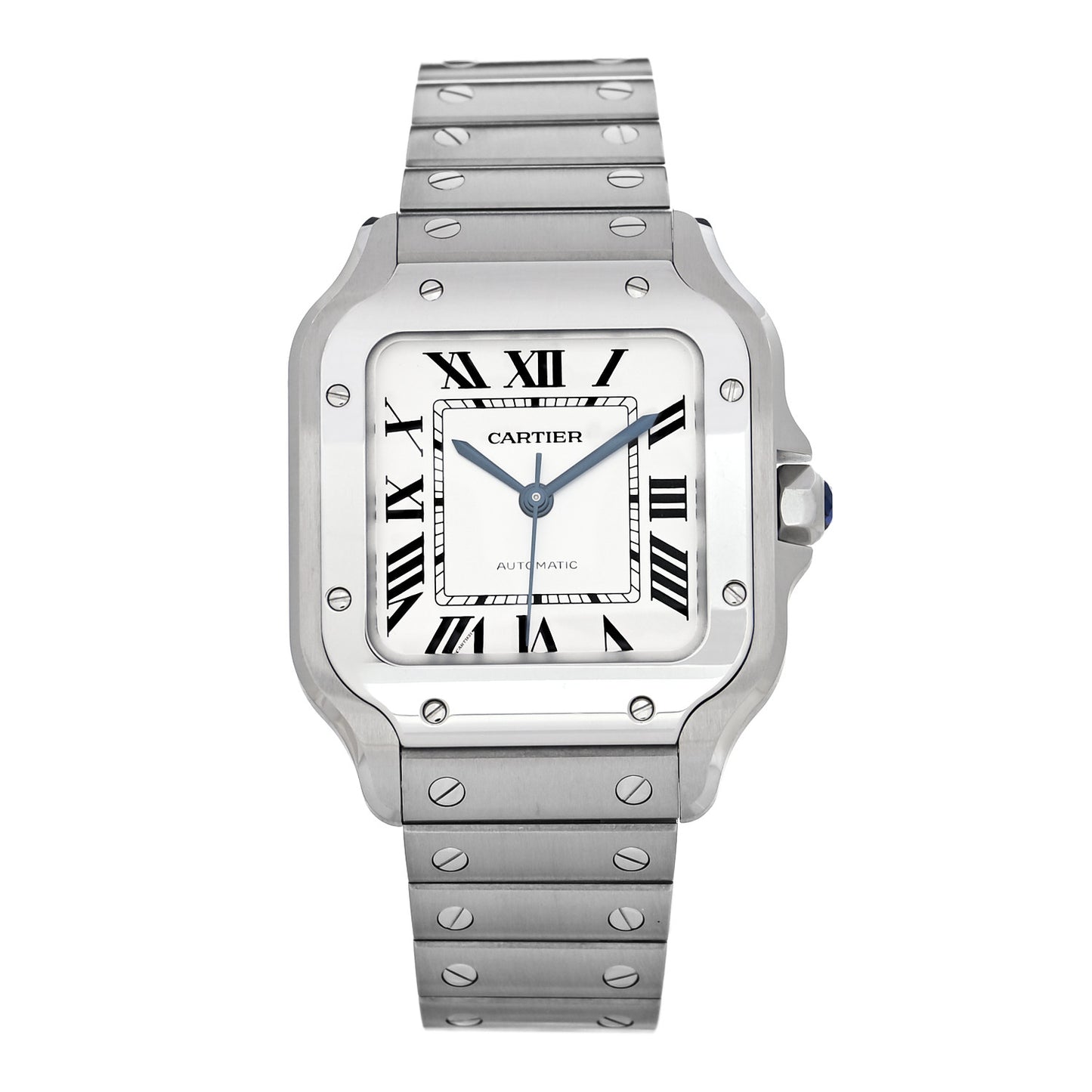 Stainless Steel 35mm Santos de Cartier Automatic Watch