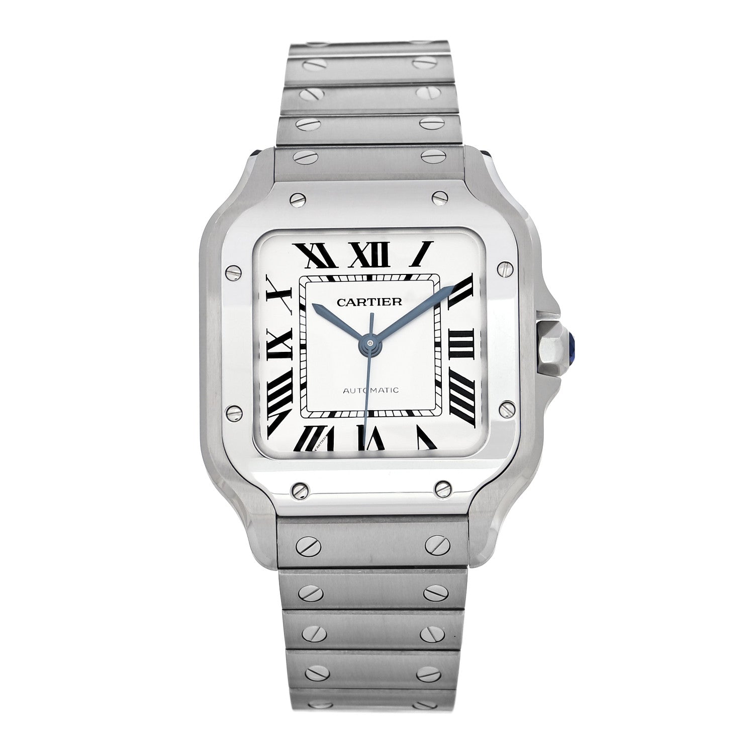 Cartier Stainless Steel 35mm Santos de Cartier Automatic Watch 1 of 4