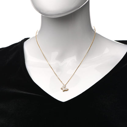 Roberto Coin 18K Yellow Gold Diamond Princess Butterfly Pendant Necklace 2 of 4