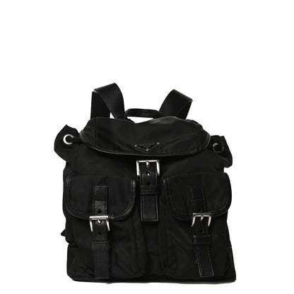 Prada Tessuto Nylon Vitello Backpack Black 1 of 16