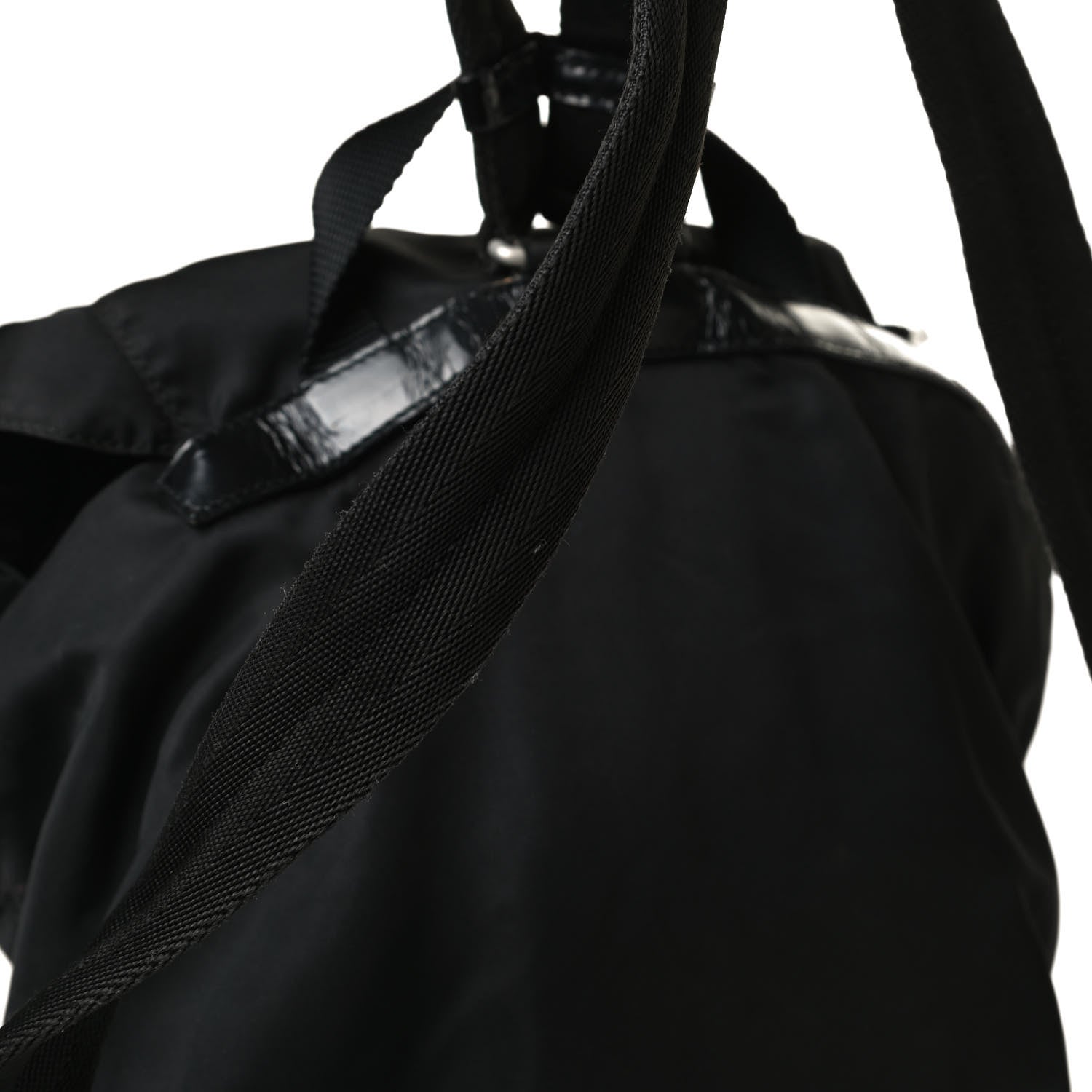Prada Tessuto Nylon Small Backpack Black 12 of 18