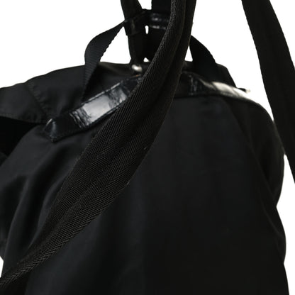 Prada Tessuto Nylon Small Backpack Black 12 of 18