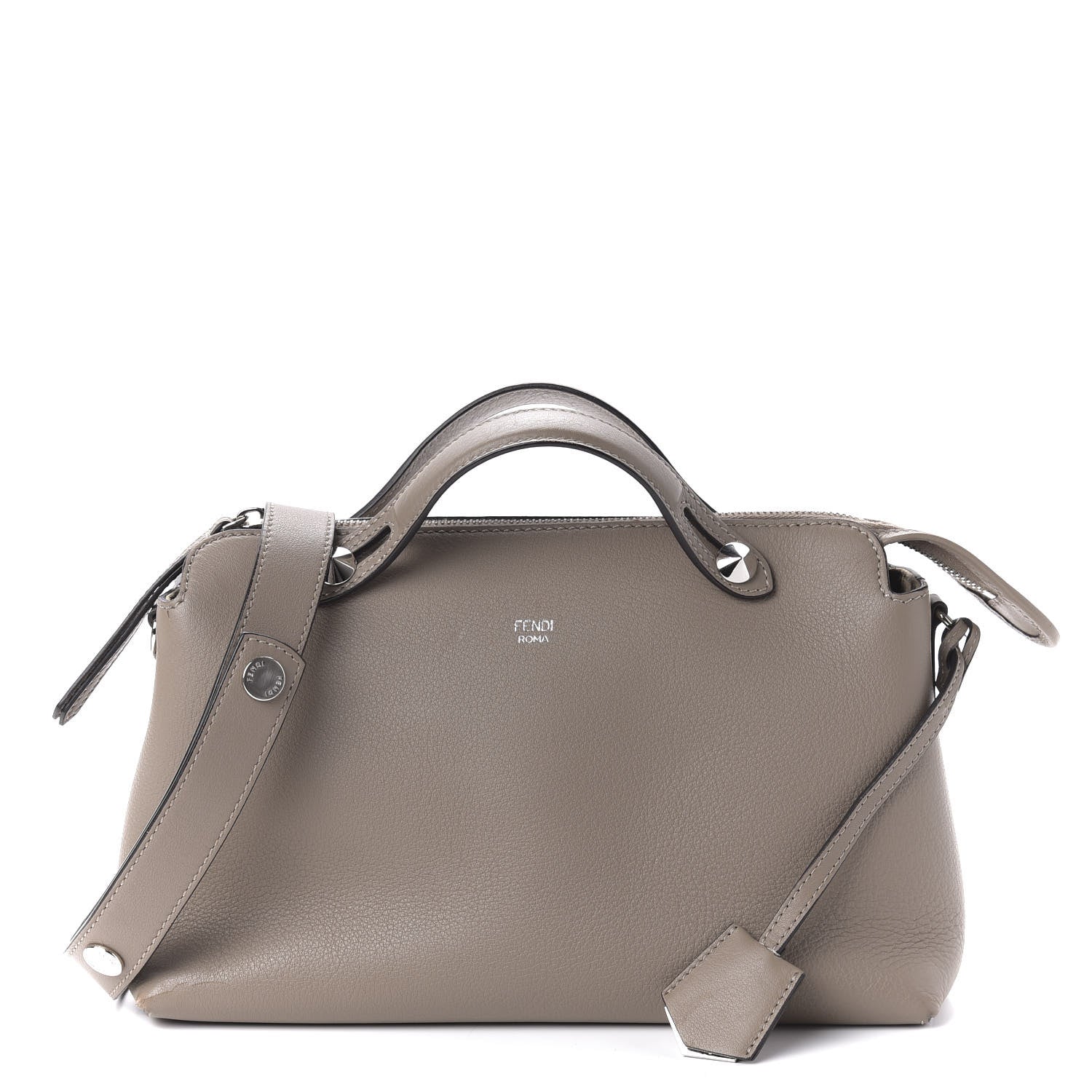 Fendi Vitello Dolce Medium By The Way Boston Bag Tortora 1 of 9