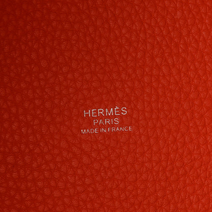 Hermes Taurillon Clemence Picotin Lock 22 MM Feu 6 of 10