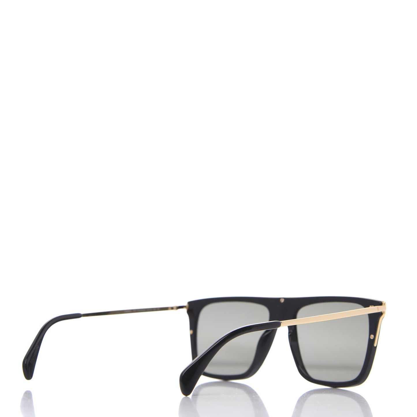 Flat Top Sunglasses CL40015I Black Gold