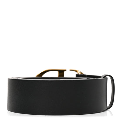 Christian Dior Calfskin CD Belt 85 34 Black 2 of 5