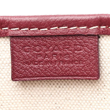 Goyard Goyardine Poitiers Tote Burgundy 6 of 10