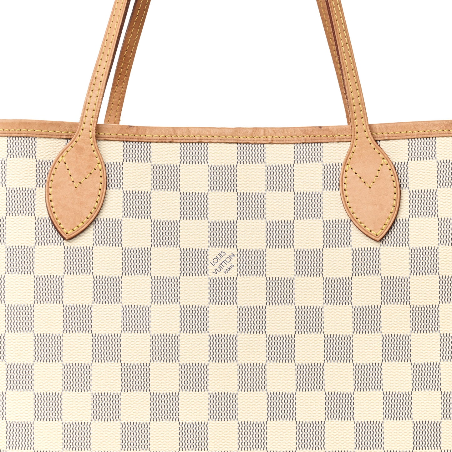 Damier Azur Neo Neverfull MM Rose Ballerine