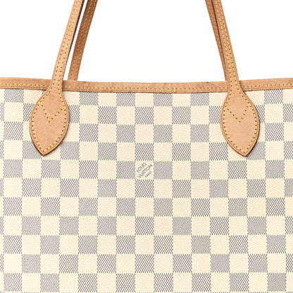 Louis Vuitton Damier Azur Neo Neverfull MM Rose Ballerine 7 of 12