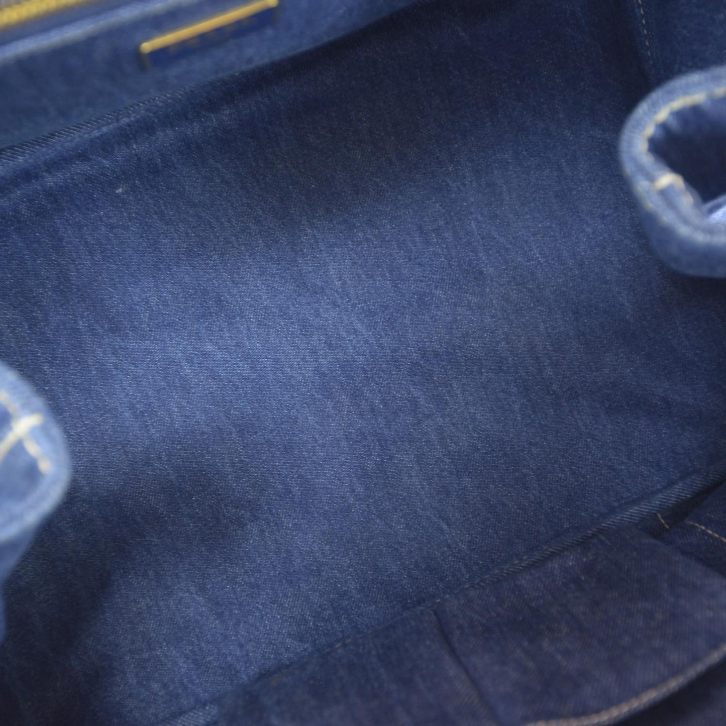 Denim Logo Tote