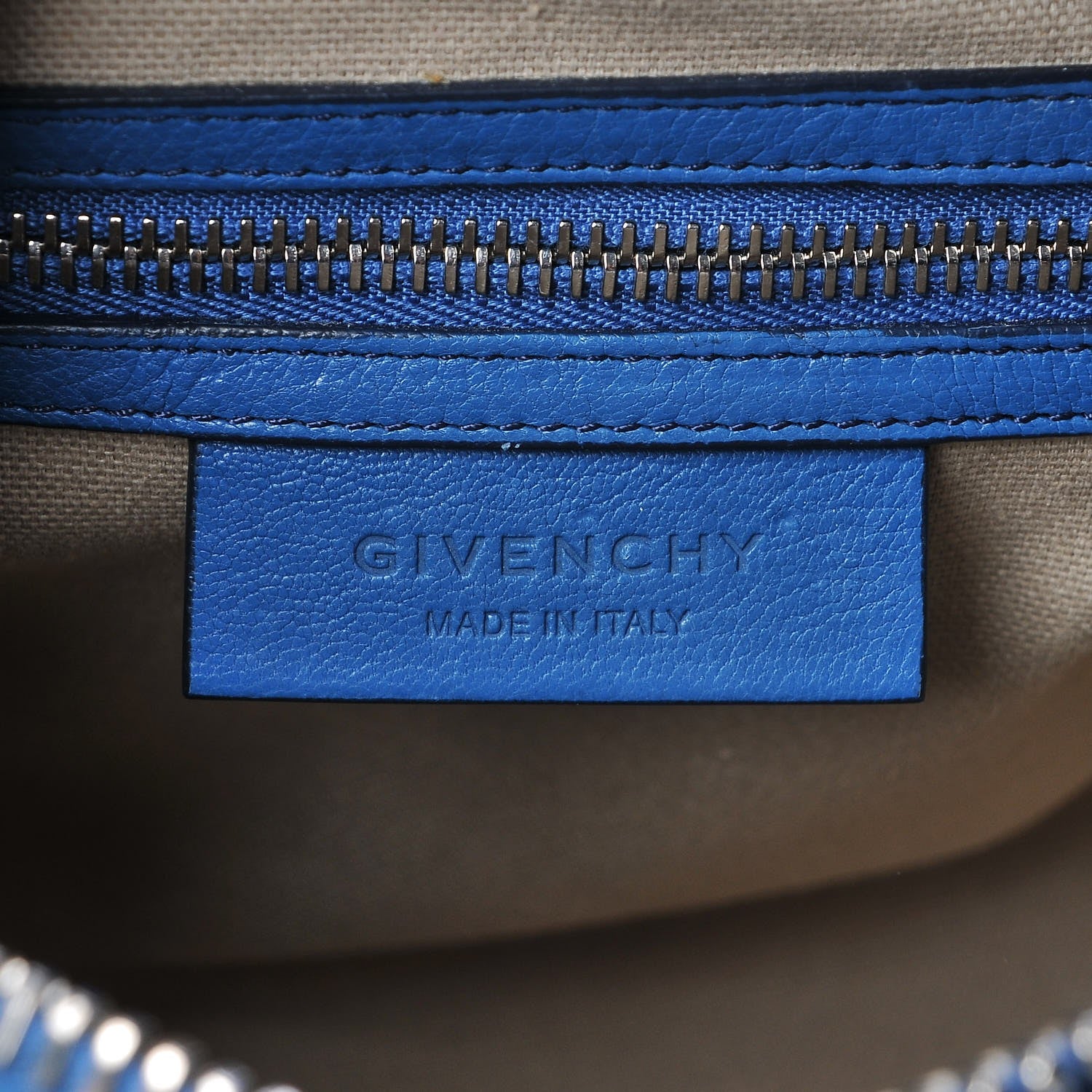 Givenchy Sugar Goatskin Mini Antigona Electric Blue 6 of 7