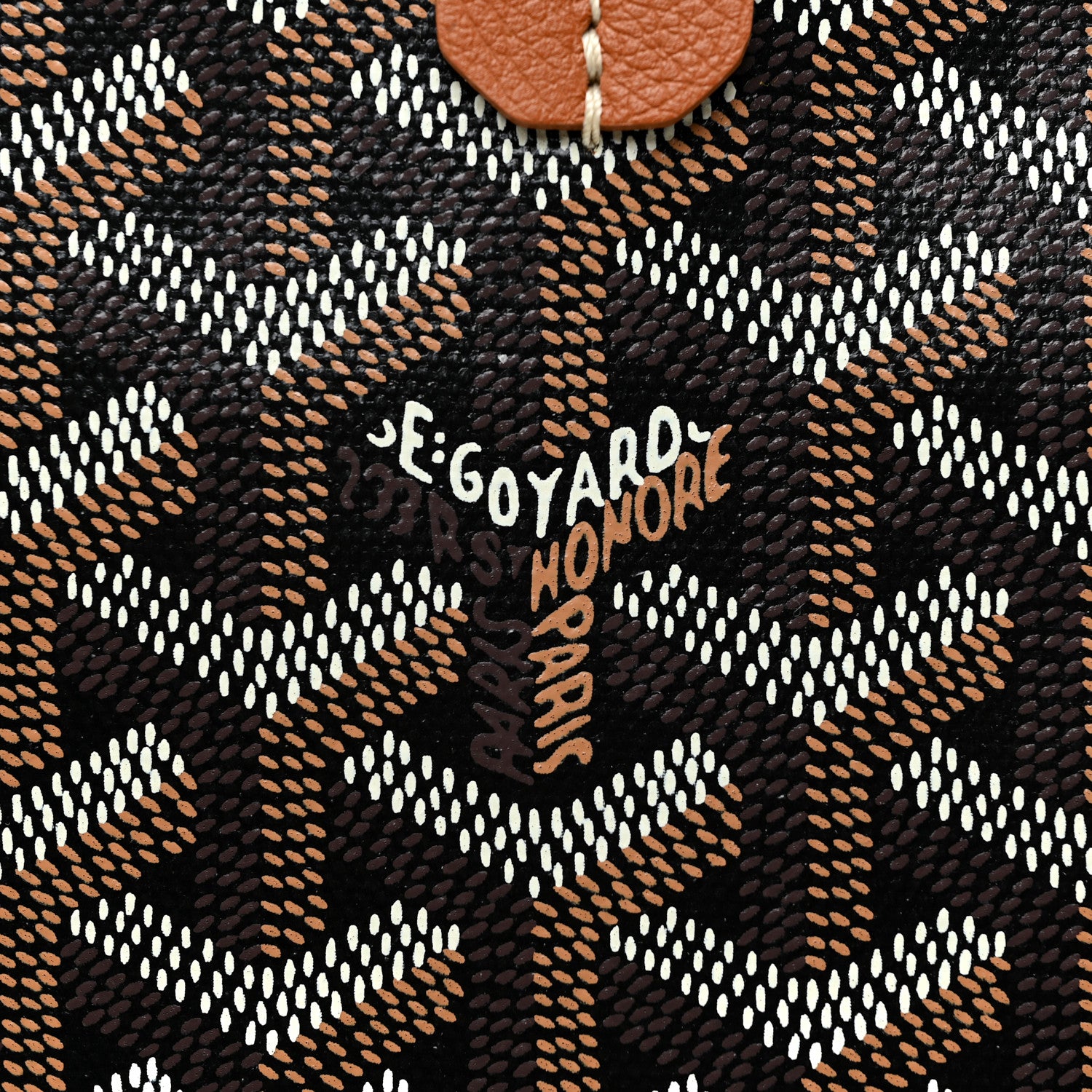 Goyard Goyardine Artois MM Black Gold 6 of 9