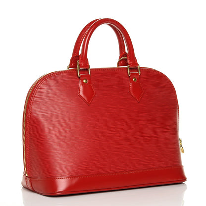 Louis Vuitton Epi Alma PM Castillan Red 3 of 6