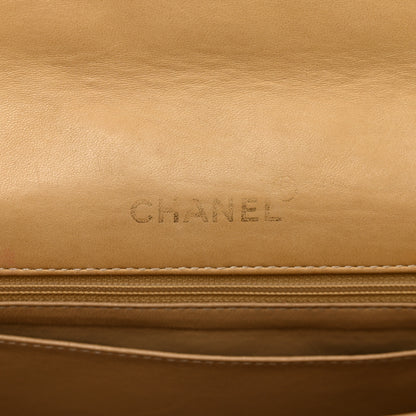 Chanel Lambskin Quilted Medium Single Flap Beige 7 of 16