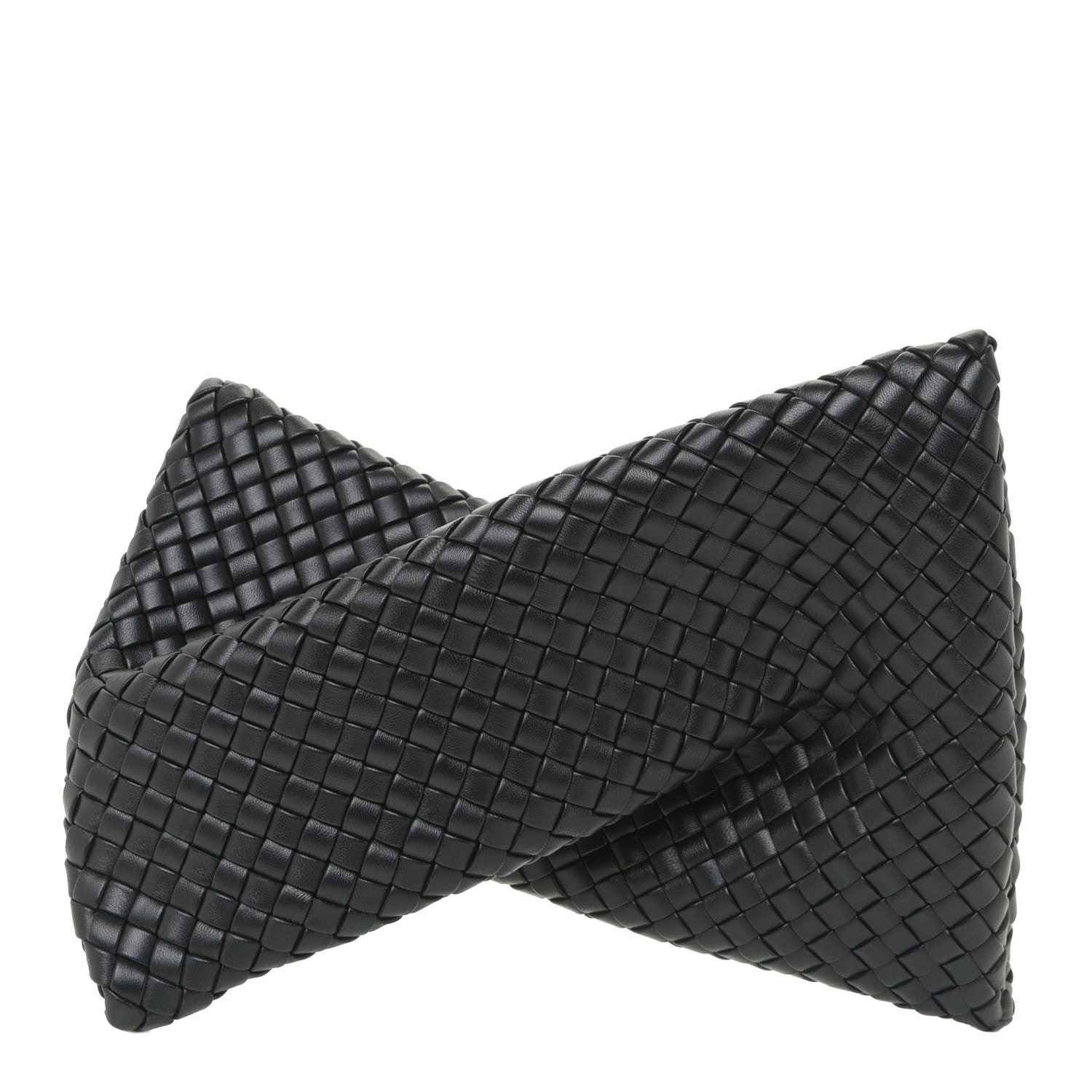 Bottega Veneta Nappa Intrecciato Crisscross Clutch Black 1 of 9
