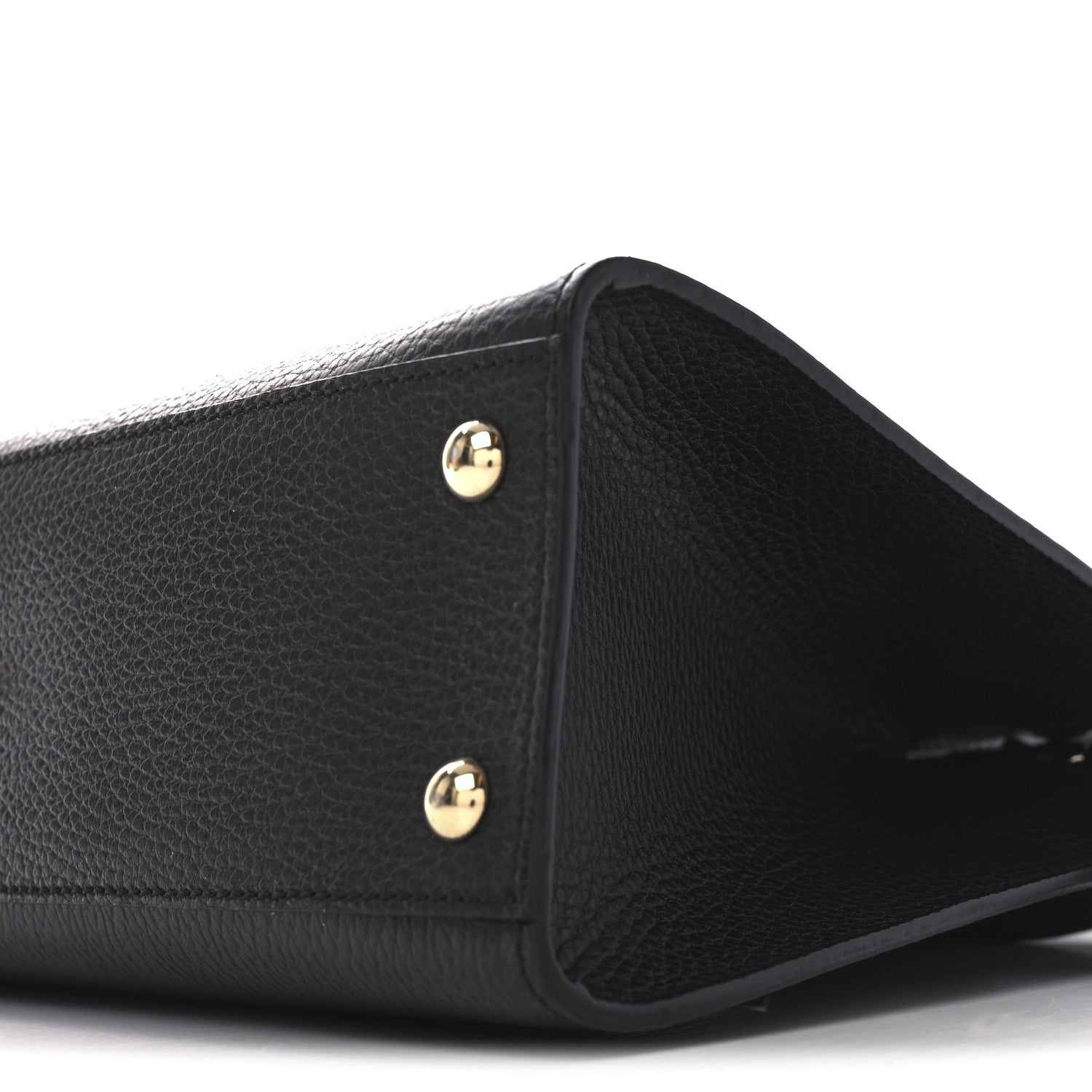 Gucci Pebbled Calfskin Medium Soho Top Handle Satchel Black 10 of 11
