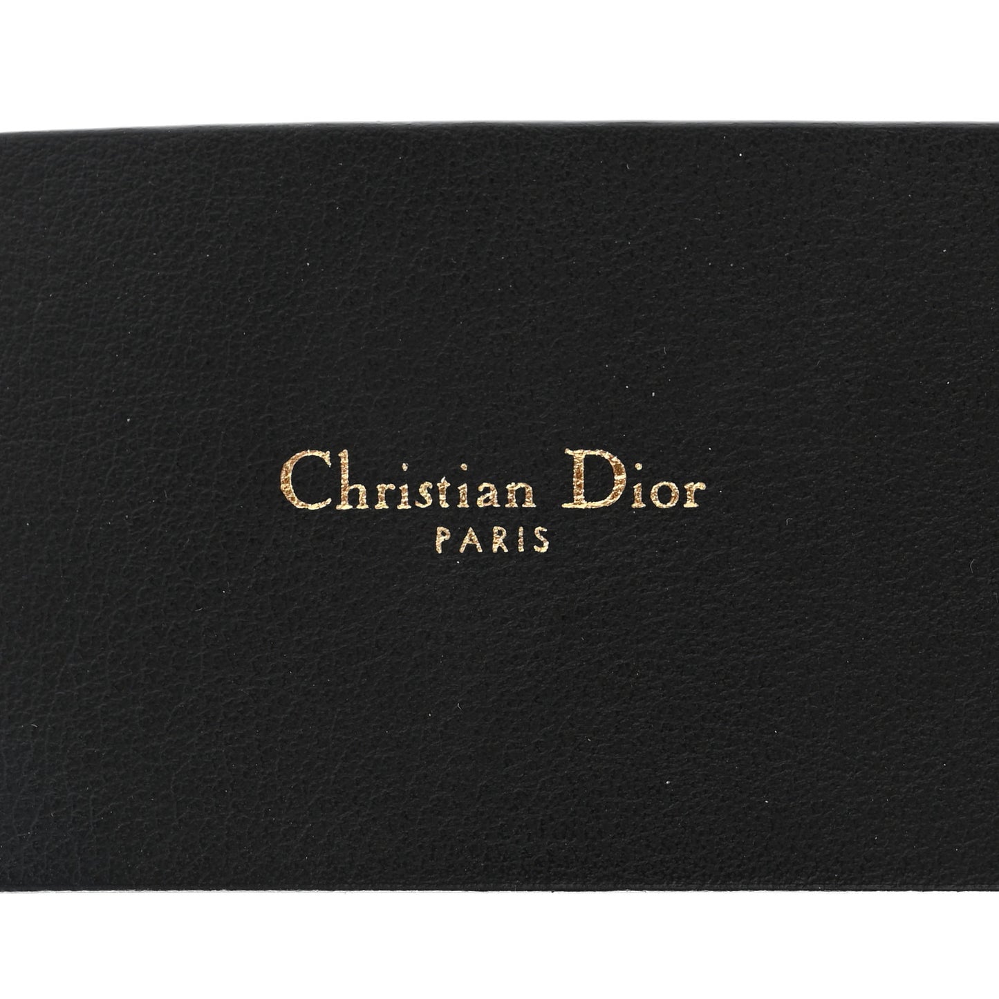Calfskin Diorquake Belt 75 30 Black