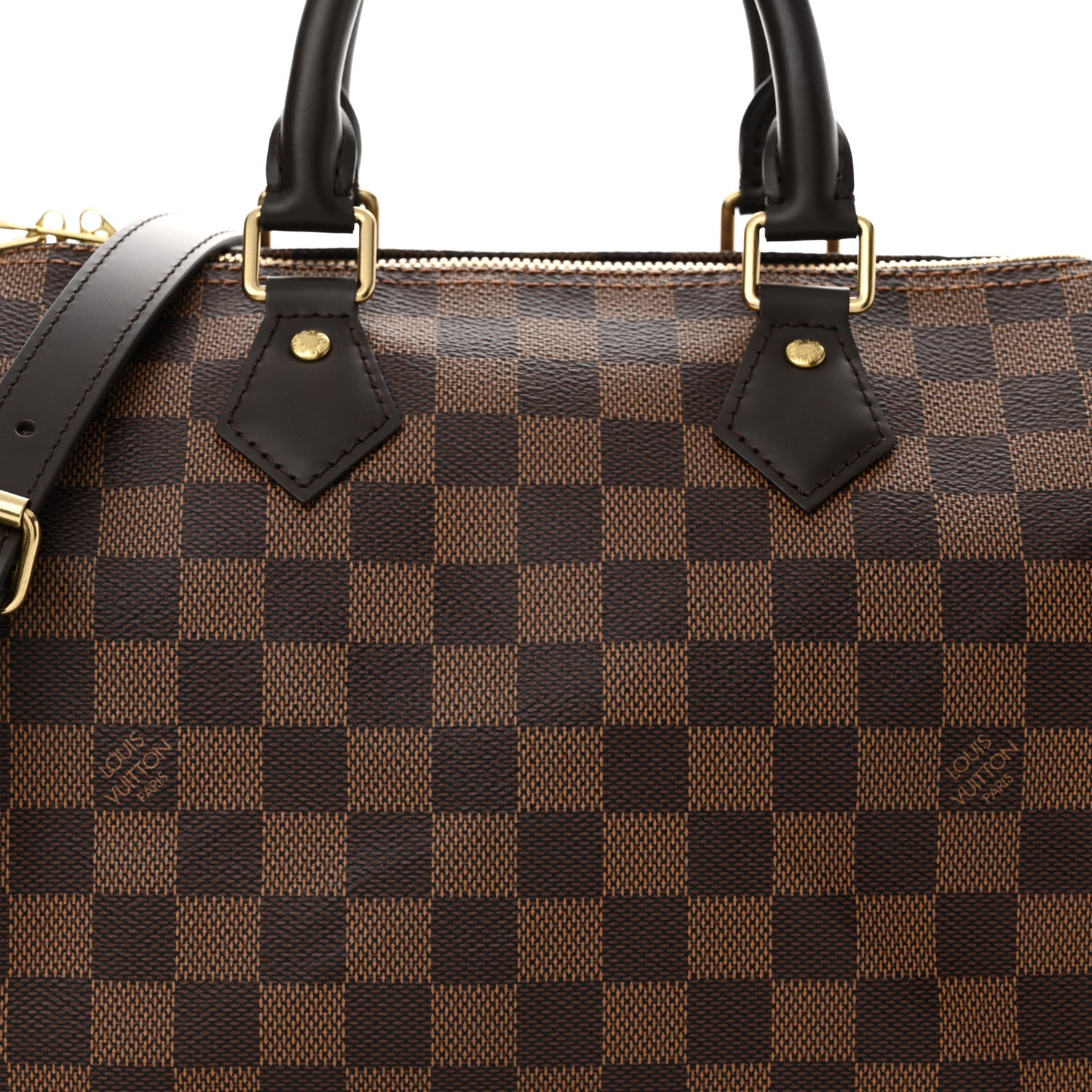 Louis Vuitton Damier Ebene Speedy Bandouliere 25 8 of 12