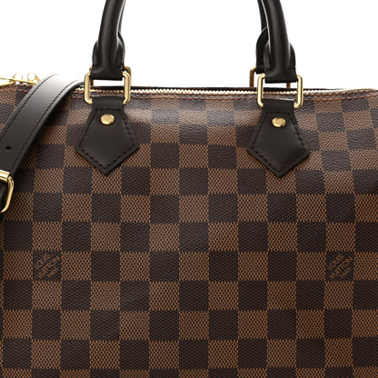 Louis Vuitton Damier Ebene Speedy Bandouliere 25 8 of 12