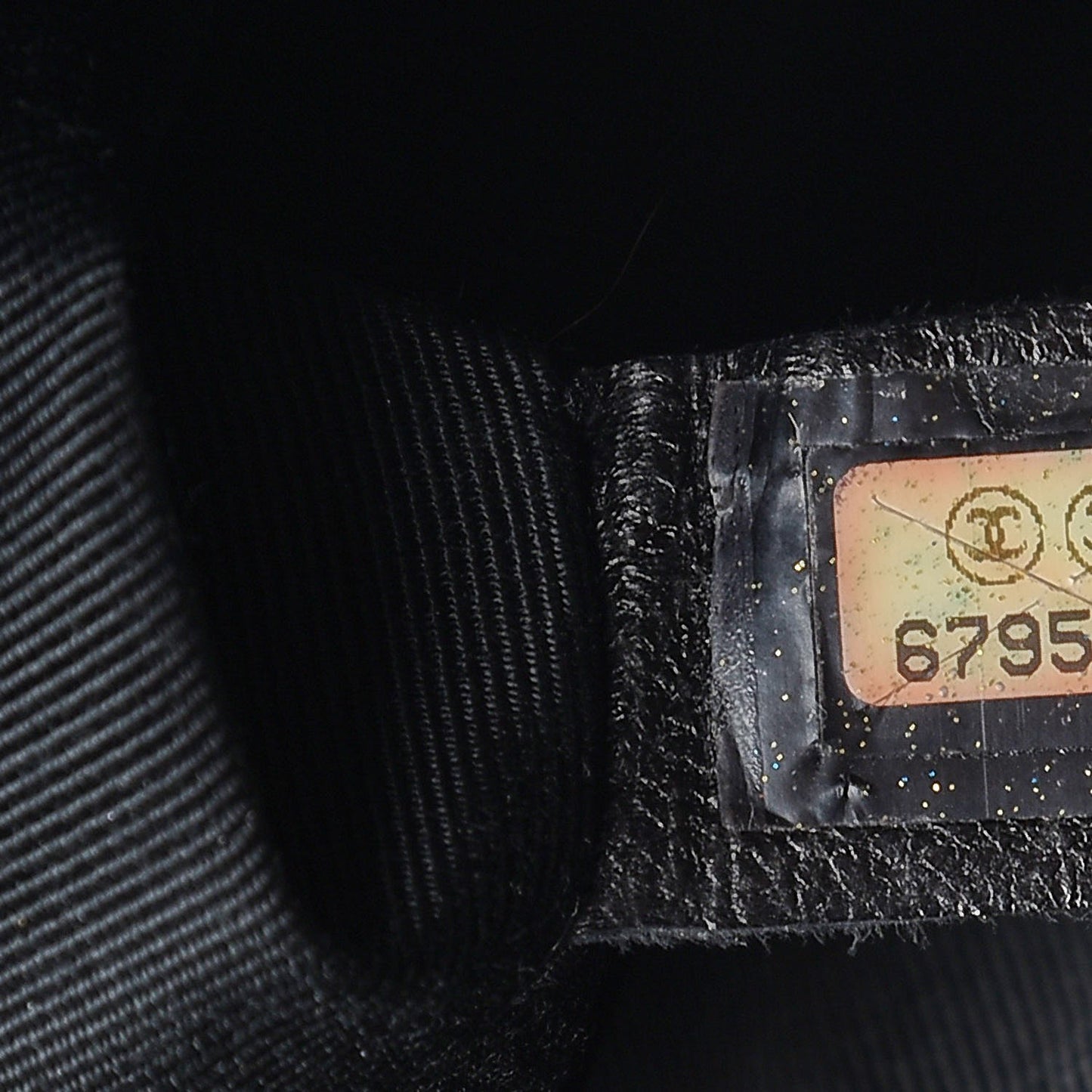 Calfskin Contrast Stitch Surpique Bowler Black