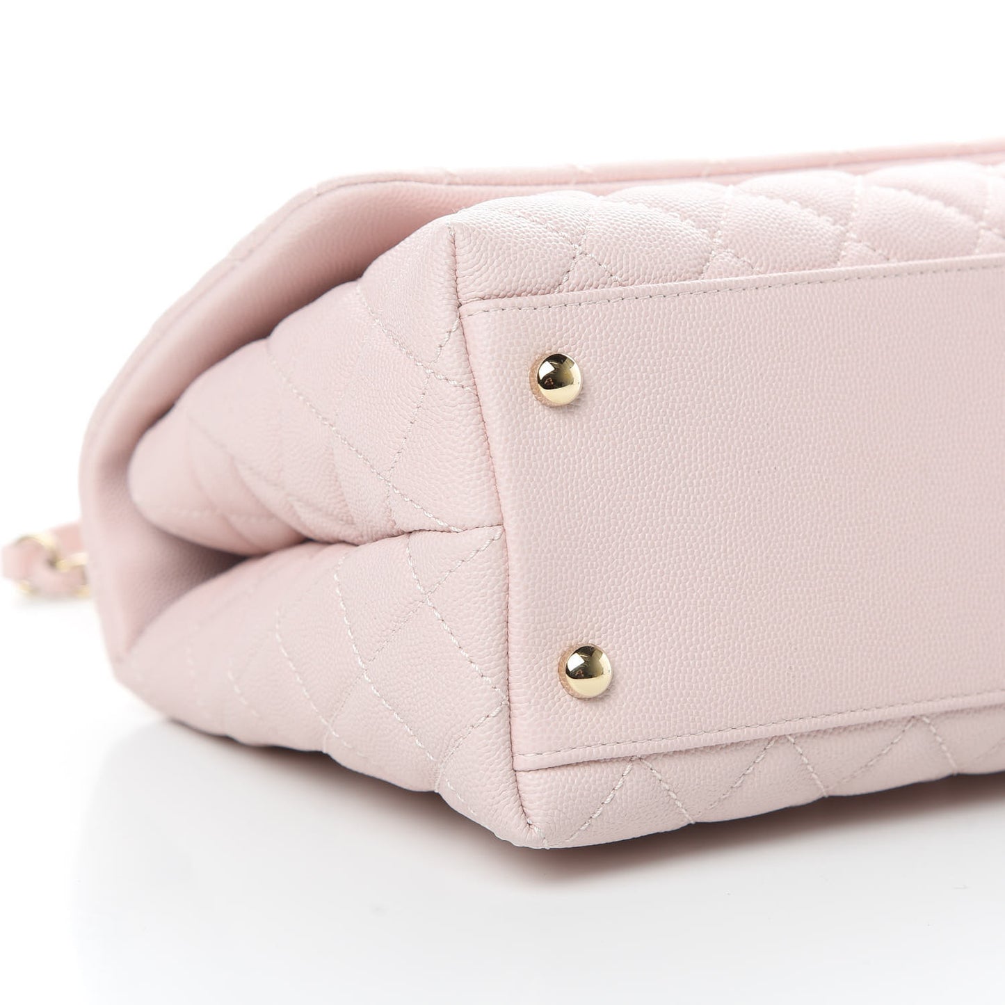 Caviar Quilted Small Coco Handle Flap Lilas Lilac