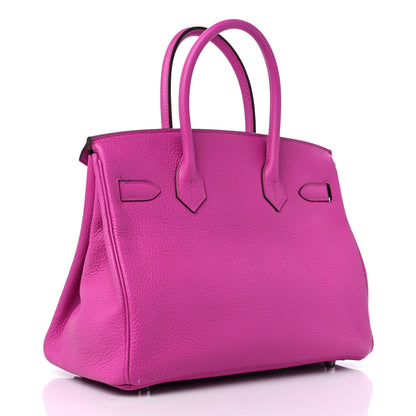 Hermes Taurillon Clemence Birkin 30 Magnolia 3 of 10