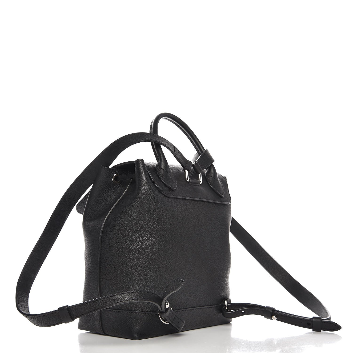 Louis Vuitton Calfskin Lockme Backpack Black 3 of 6