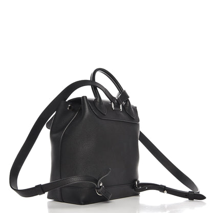 Louis Vuitton Calfskin Lockme Backpack Black 3 of 6