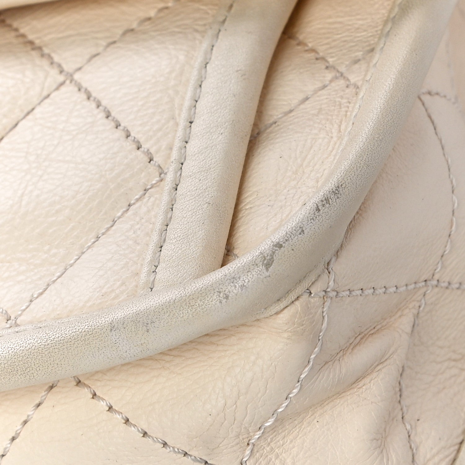 Chanel Calfskin Quilted Mini French Riviera Flap Ivory 11 of 15