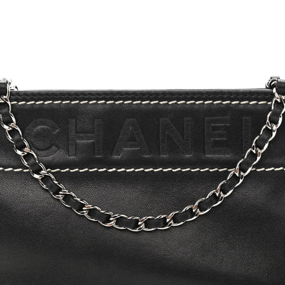 Chanel Lambskin Lax Pochette Black 8 of 12
