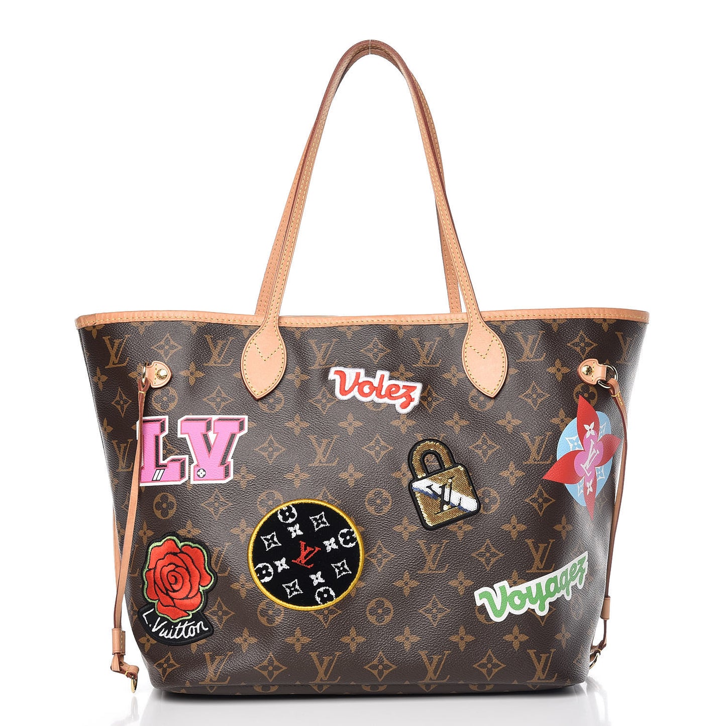 Monogram Travel Stickers Neverfull MM