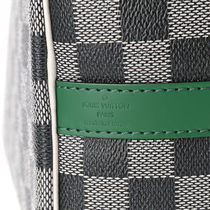 Louis Vuitton Damier Speedy Bandouliere 30 Black White 6 of 9