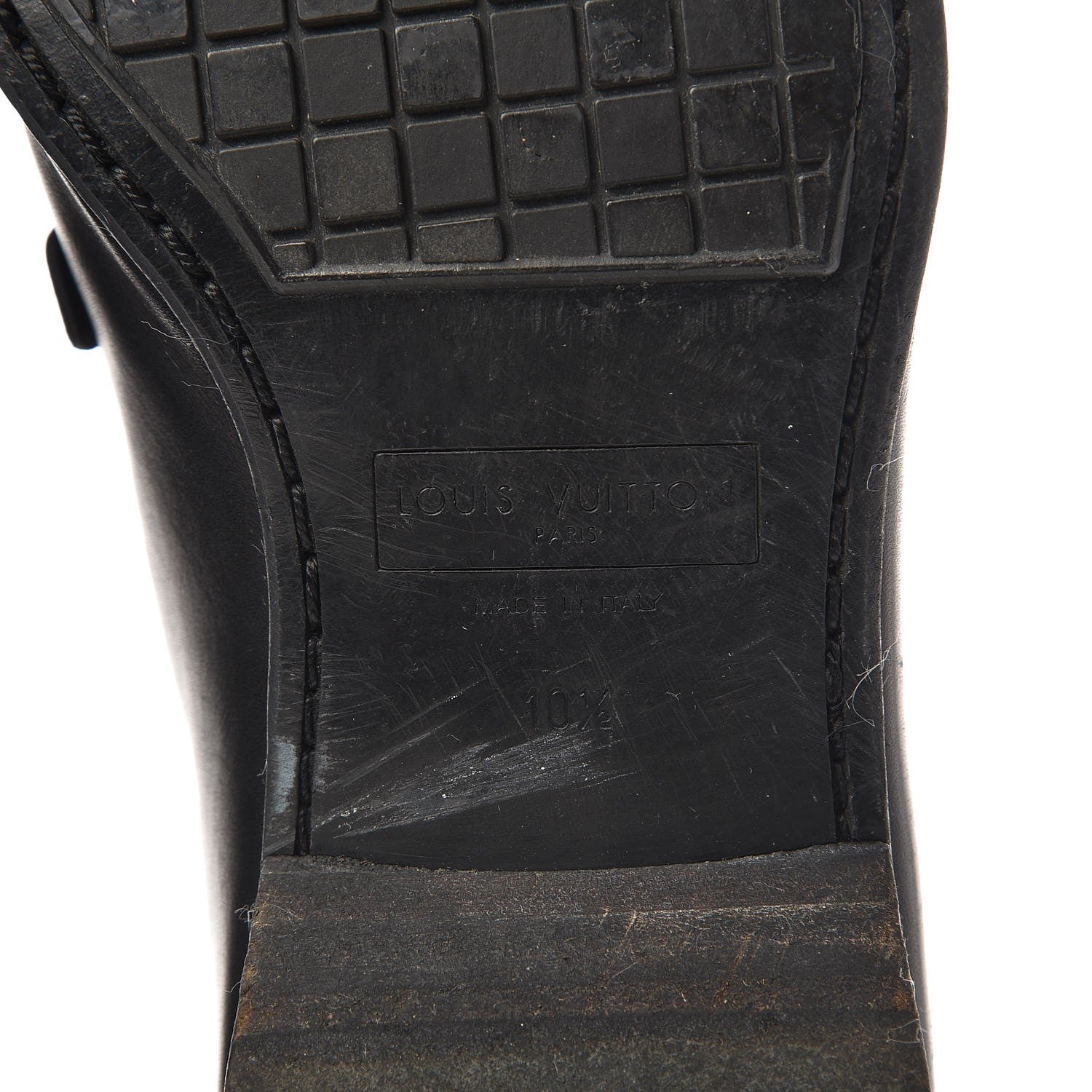 Louis Vuitton Mens Calfskin Loafers 10.5 Black 8 of 19