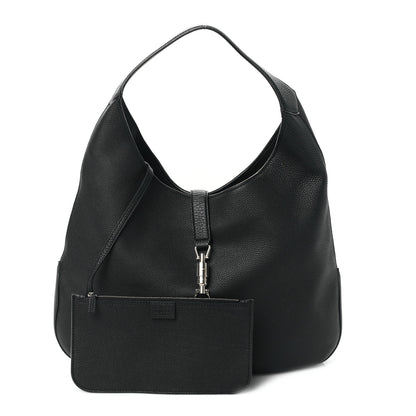 Gucci Soft Grained Calfskin Large Jackie Hobo Black 3 of 10