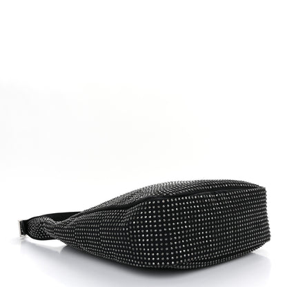 Saint Laurent Cotton Studded Le 5 A 7 Soft Hobo Black 4 of 9