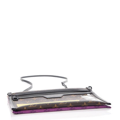 Louis Vuitton Monogram Double Flat Messenger Marron 4 of 13