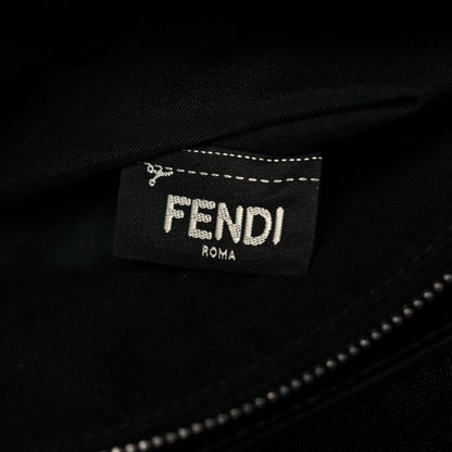Fendi Vitello Elite Flamingo Slim Business Bag Black 7 of 11