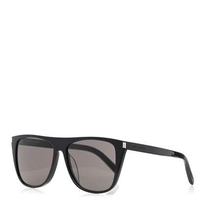 Saint Laurent SL1F Sunglasses Black 1 of 8