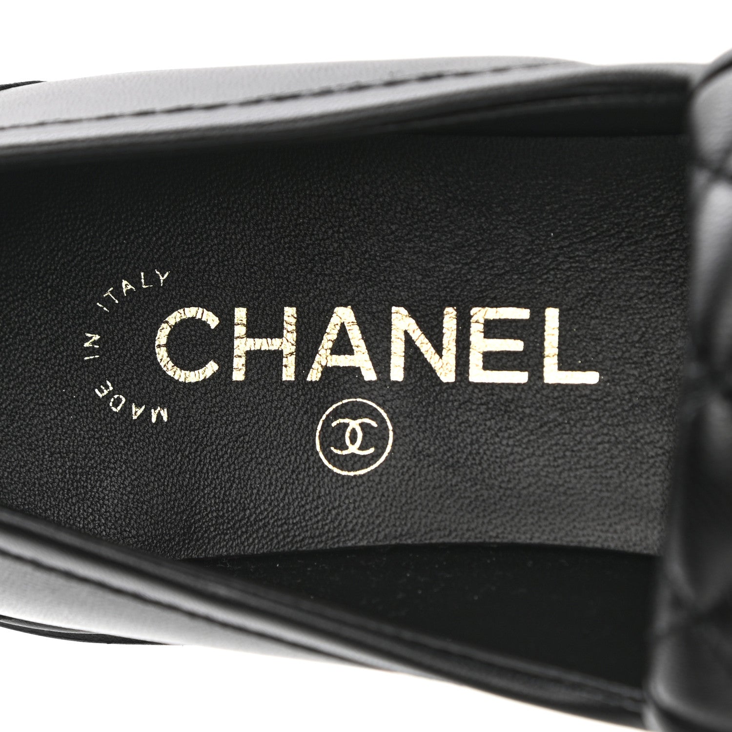 Chanel Lambskin Quilted CC Turnlock Loafers 39 Black 7 of 8