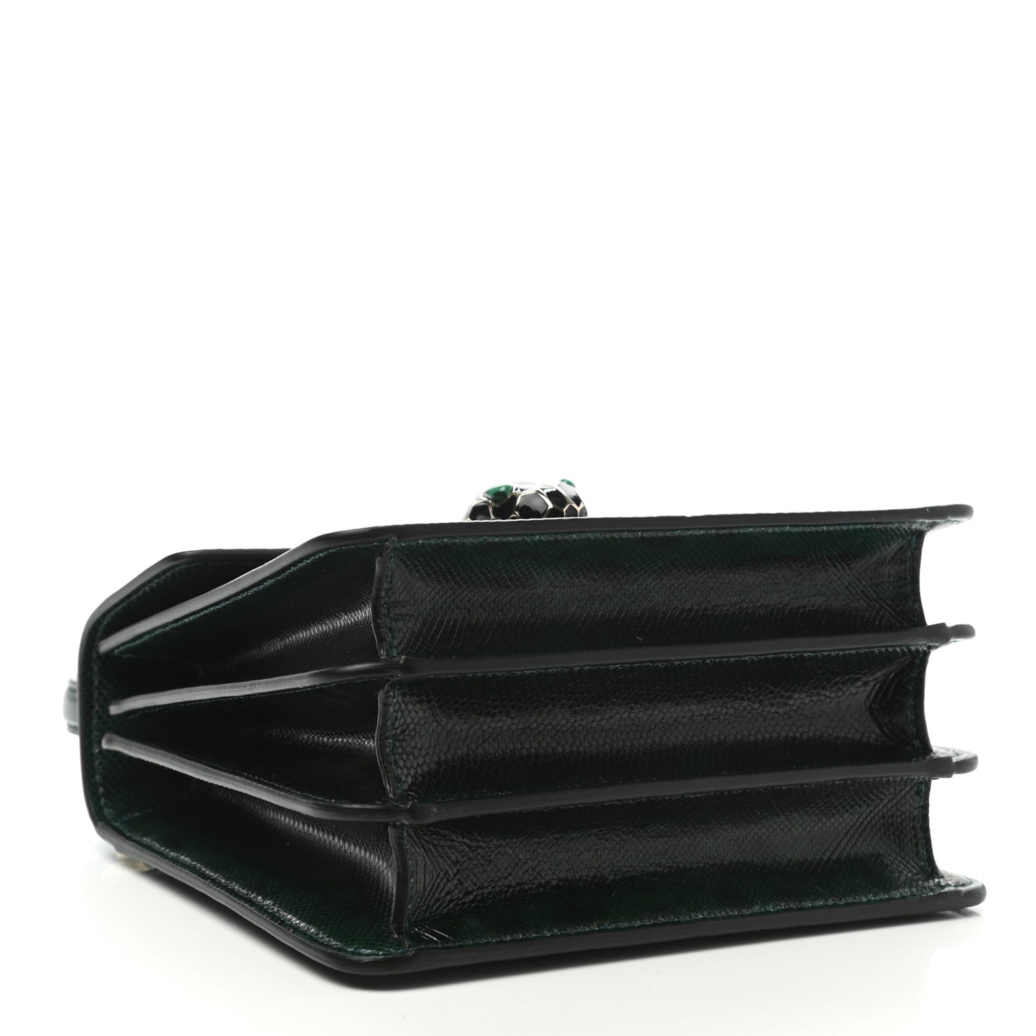 Bulgari Shiny Karung Serpenti Forever Top Handle Emerald Green 3 of 9