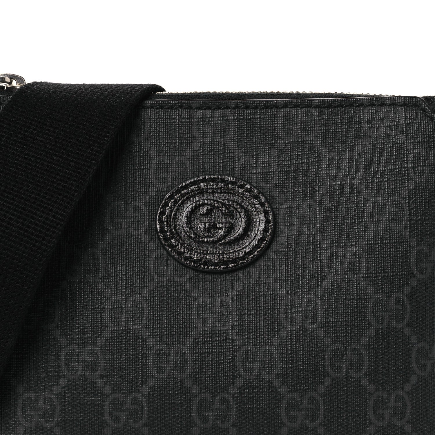 Gucci GG Supreme Monogram Azalea Calfskin Small Retro Interlocking