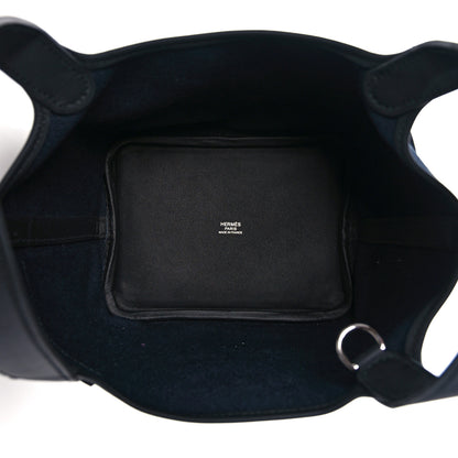 Hermes Toile Goeland Swift Cargo Picotin Lock 18 Bleu Marine 5 of 12