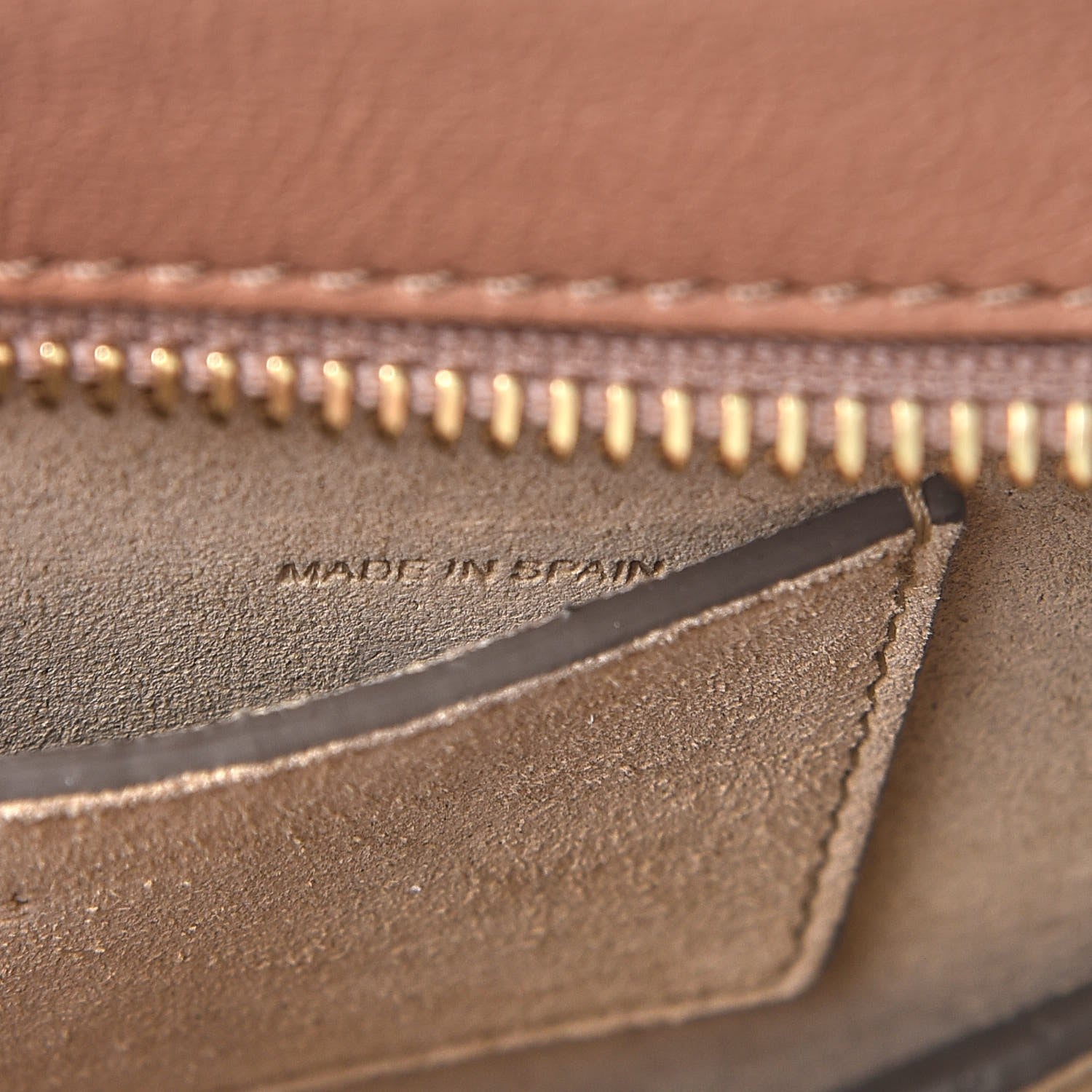 Chloe Calfskin Suede Mini Pixie Signature Belt Bag Nougat 8 of 9