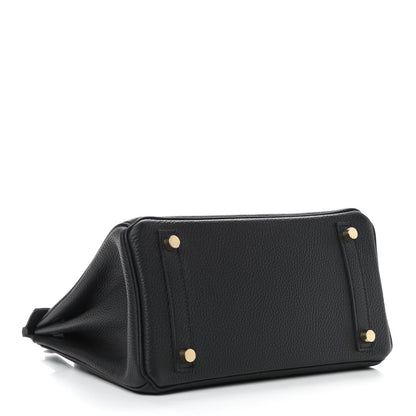 Hermes Togo Birkin 25 Black 4 of 11