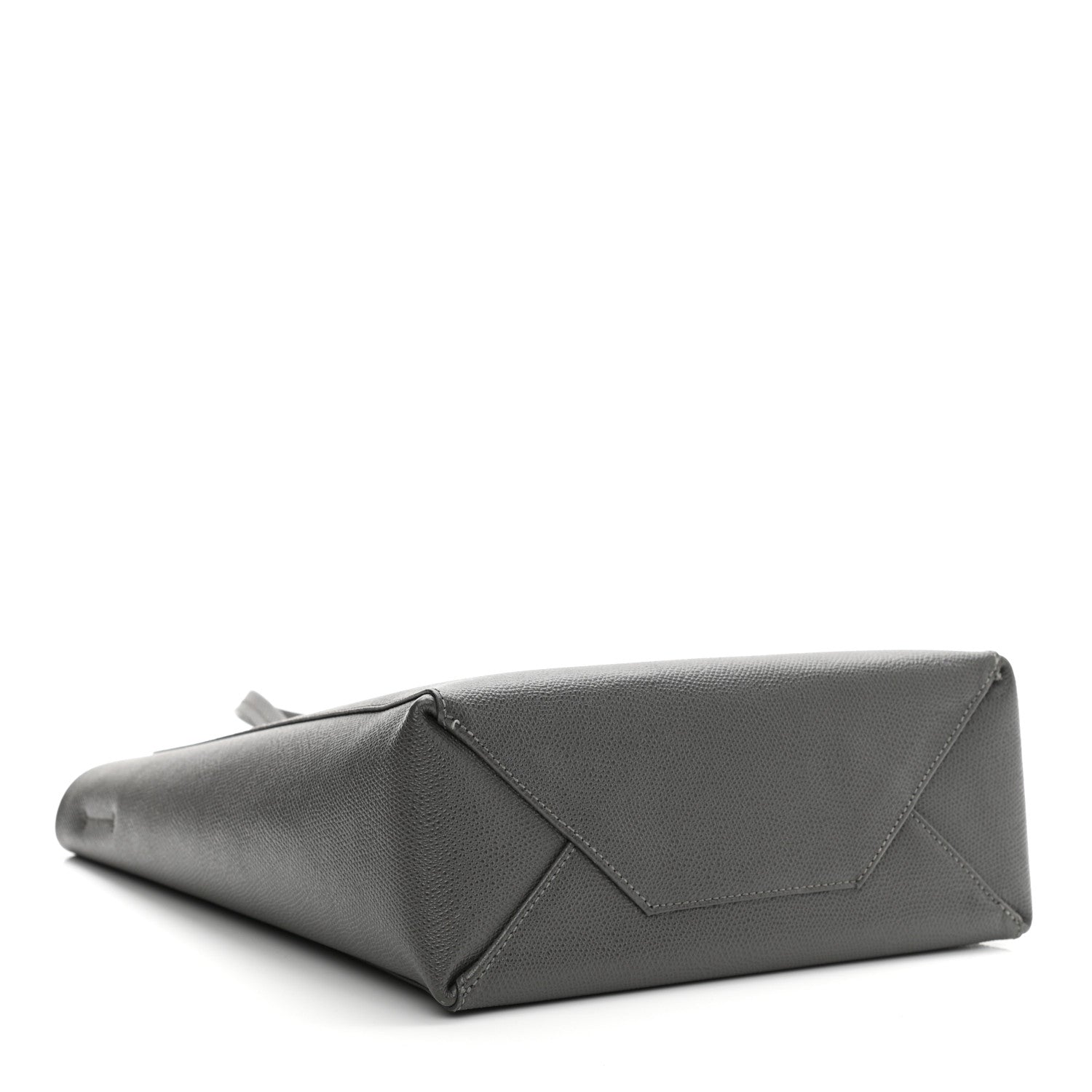 Celine Grained Calfskin Small Vertical Cabas Grey 4 of 11