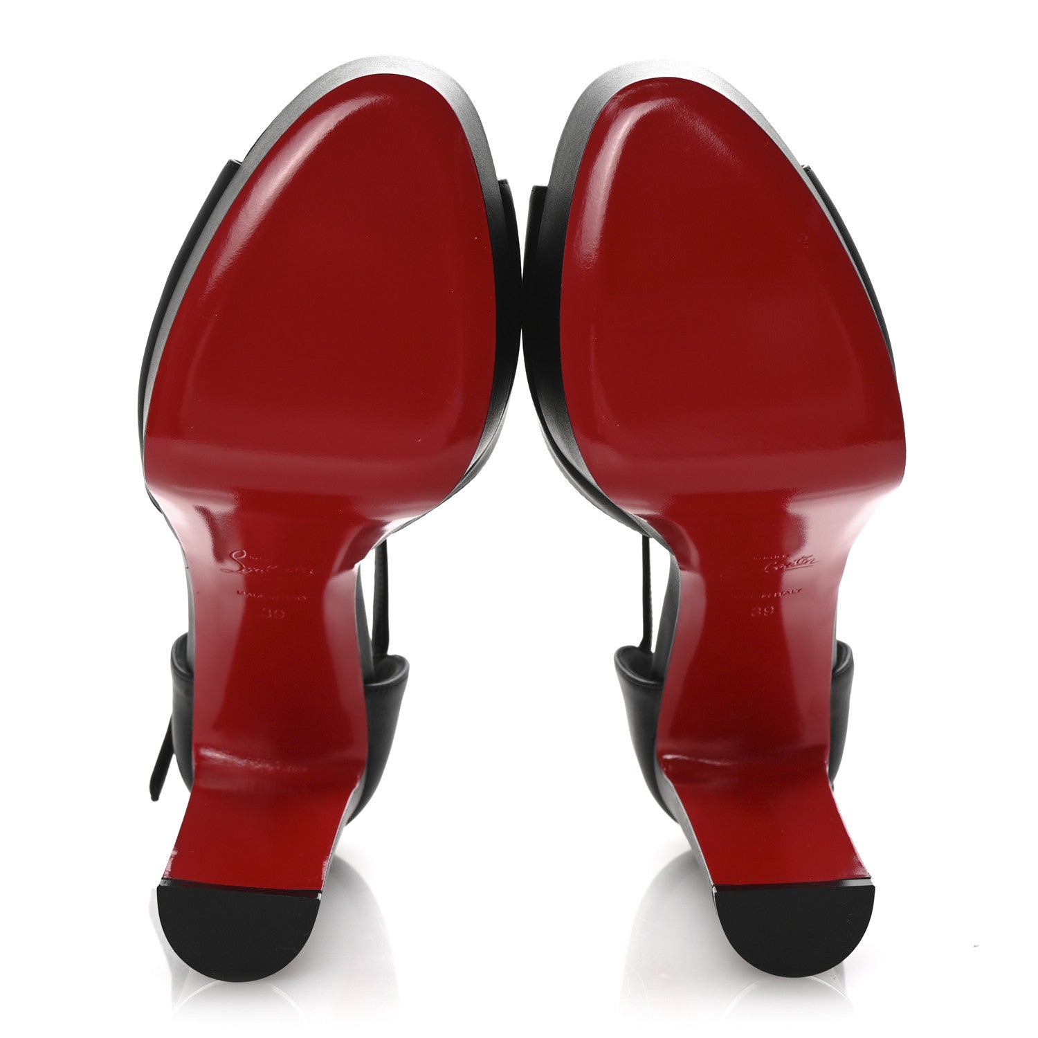 Christian Louboutin Nappa Sandaloo 130 Sandals 39 Black 6 of 9
